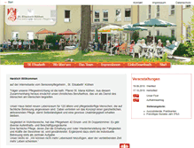 Tablet Screenshot of pflegeheim-st-elisabeth.de